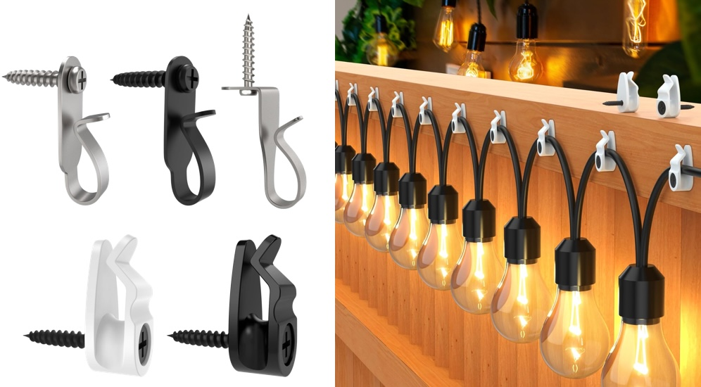 Special Wire Hooks for all types of garlands, party lights and much more.